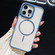 iPhone 15 Pro Chocolate Transparent MagSafe Shockproof Phone Case - Blue