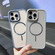 iPhone 15 Pro Chocolate Transparent MagSafe Shockproof Phone Case - Blue