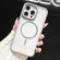 iPhone 15 Pro Chocolate Transparent MagSafe Shockproof Phone Case - Grey