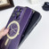 iPhone 15 Pro Clock Pattern Magnetic Lens Protection Phone Case - Green