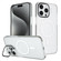 iPhone 15 Pro Color Edge Lens Holder MagSafe Magnetic Phone Case - Grey