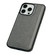 iPhone 15 Pro Cowhide Texture Back Cover Phone Case - Grey