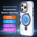iPhone 15 Pro Crystal TPU Hybrid PC MagSafe Holder Phone Case - Transparent