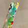 iPhone 15 Pro Double Sided IMD Full Coverage TPU Phone Case - Green Dinosaur Fox Tail