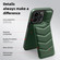 iPhone 15 Pro Down Jacket Card Bag Holder MagSafe Phone Case - Brown