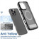 iPhone 15 Pro Dual-Color Skin Feel Magsafe Phone Case with Holder - Grey