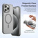 iPhone 15 Pro DUX DUCIS Lawa Series 2 in 1 Wallet Zipper Detachable MagSafe Phone Case with Lanyard - Grey