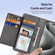 iPhone 15 Pro DUX DUCIS Lawa Series 2 in 1 Wallet Zipper Detachable MagSafe Phone Case with Lanyard - Grey