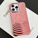iPhone 15 Pro Electroplating Wave MagSafe Phone Case - Pink