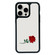 iPhone 15 Pro Exclusive Design Style PC Full Coverage Pattern Phone Case - Red Rose