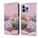 iPhone 15 Pro Fresh Painted Leather Phone Case - Garden