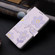 iPhone 15 Pro Fresh Painted Leather Phone Case - Small Lilac Flowers