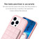 iPhone 15 Pro Grid Card Slot Holder Phone Case - Pink