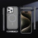 iPhone 15 Pro Hardware Lens Protection MagSafe Magnetic PC Hybrid TPU Phone Case - Grey