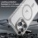 iPhone 15 Pro Hardware Side Cooling Skin Feel Frosted Metal Lens Frame MagSafe Phone Case - Grey