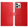iPhone 15 Pro HT01 Y-shaped Pattern Flip Leather Phone Case - Red