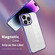 iPhone 15 Pro Ice Color Clear PC Hybrid TPU Phone Case - Black