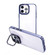 iPhone 15 Pro Invisible Camera Holder Transparent Phone Case - Blue
