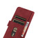iPhone 15 Pro KHAZNEH Matte Texture Leather Phone Case - Red