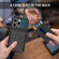 iPhone 15 Pro Kickstand Armor Card Wallet Phone Case - Blue