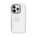 iPhone 15 Pro Kingsteel Wolf MagSafe Transparent Phone Case - White