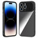 iPhone 15 Pro Large Window Acrylic + TPU Phone Case - Black
