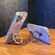 iPhone 15 Pro Love Glitter Powder MagSafe Holder Phone Case with Lens Film - Purple