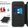 iPhone 15 Pro Magnetic Armor Series RFID Card Slots Leather Phone Case - Purple
