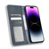 iPhone 15 Pro Magnetic Buckle Retro Texture Leather Phone Case - Blue