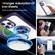 iPhone 15 Pro Magnetic Rotating Ring Holder Phone Case - Dark Purple