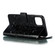iPhone 15 Pro Mandala Embossing Pattern Horizontal Flip Leather Phone Case - Black