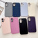 iPhone 15 Pro Metal Liquid Silicone Skin Feel Phone Case - Pink