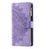 iPhone 15 Pro Multi-Card Totem Zipper Leather Phone Case - Purple