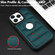 iPhone 15 Pro Piano Key Hollow Cutout PU Phone Case - Green