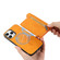 iPhone 15 Pro Retro MagSafe Zipper Wallet Card Bag Back Phone Case - Yellow