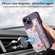 iPhone 15 Pro Retro Painted Zipper Wallet Back Phone Case - Purple
