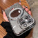 iPhone 15 Pro Rhinestone Mirror Glitter MagSafe TPU Phone Case - Space Silver