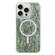 iPhone 15 Pro Shell Texture Multicolor MagSafe TPU Phone Case - Sea Green
