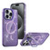iPhone 15 Pro Shiny Shield MagSafe Lens Holder Phone Case - Purple
