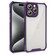 iPhone 15 Pro Shockproof Acrylic Phone Case with Lens Glass Film - Purple