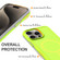 iPhone 15 Pro Shockproof MagSafe Armor PC Hybrid TPU Phone Case - Fluorescent Green+Gray