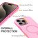 iPhone 15 Pro Shockproof MagSafe Armor PC Hybrid TPU Phone Case - Purple Pink