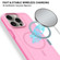 iPhone 15 Pro Shockproof MagSafe Armor PC Hybrid TPU Phone Case - Purple Pink