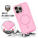 iPhone 15 Pro Shockproof MagSafe Armor PC Hybrid TPU Phone Case - Purple Pink