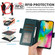 iPhone 15 Pro Side Buckle RFID Anti-theft Leather Phone Case - Green