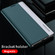 iPhone 15 Pro Side Electroplated Adsorption Leather Phone Case - Dark Blue
