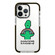 iPhone 15 Pro Simple Illustration Pattern Full Coverage Phone Case - Green Dinosaur A