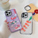 iPhone 15 Pro Simple Illustration Pattern Full Coverage Phone Case - Green Dinosaur A