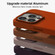 iPhone 15 Pro Skin Feel Leather Texture MagSafe Magnetic Phone Case - Navy Blue