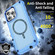 iPhone 15 Pro Skin Feel TPU + PC MagSafe Magnetic Phone Case - Transparent Blue